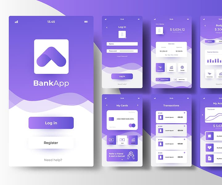 Banking App project screenshot